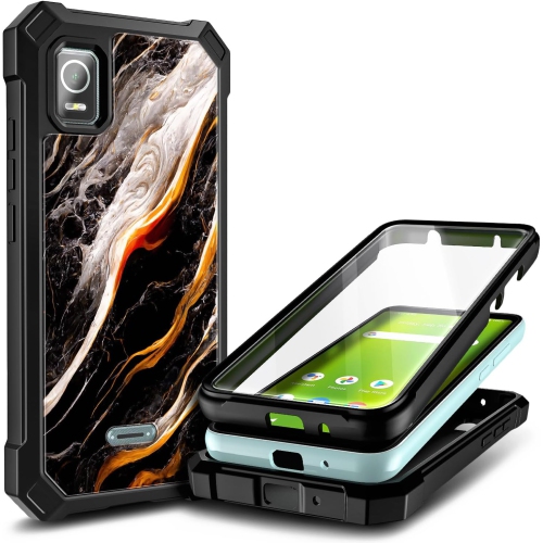 UNKNOWN  Case for Tcl 30Z (T602Dl), Tcl 30 Le With [Built-In Screen Protector], Full-Body Protective Shockproof Rugged