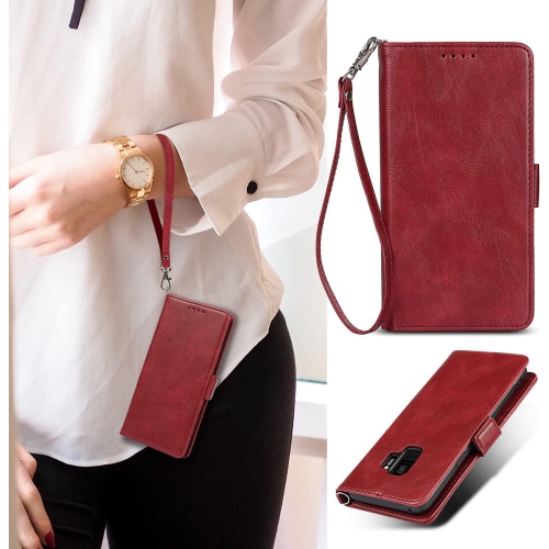 Samsung Galaxy S9 Wallet Case,[RFID Blocking] Premium Leather Credit Card Holder Magnetic Flip Kickstand Wallet