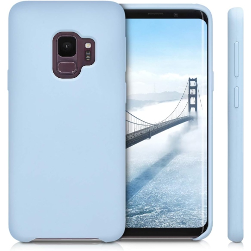 Case Compatible with Samsung Galaxy S9 Case - TPU Silicone Phone Cover with Soft Finish - Light Blue Matte