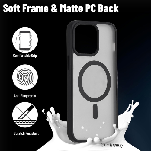 Magnetic for iPhone 15 Plus Case,Strong Magnetic Military Grade Drop Protection iPhone 15 Plus Phone Case