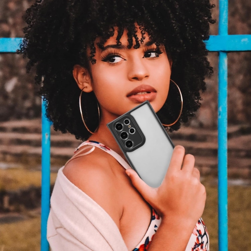 Matte Case Compatible with Samsung Galaxy S22 Ultra Case,Slim Translucent Frosted Case Cover Hard PC Back