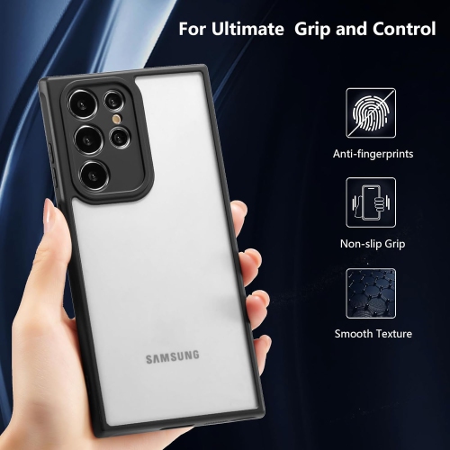 Matte Case Compatible with Samsung Galaxy S22 Ultra Case,Slim Translucent Frosted Case Cover Hard PC Back
