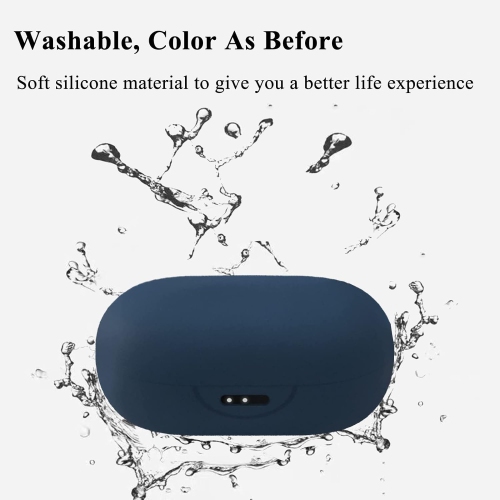 Silicone Case Compatible for Anker Soundcore Sport X10 Shockproof Protective Earbuds Cover with Carabiner