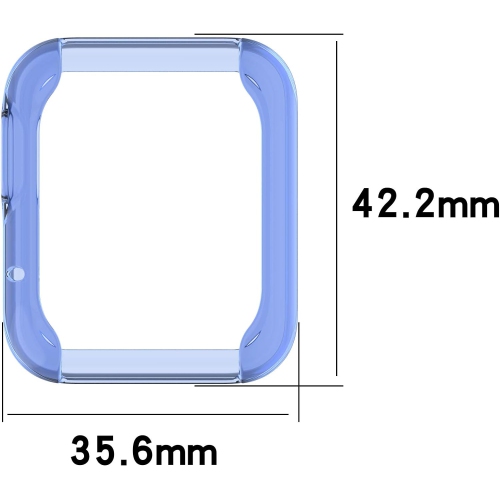 Compatible with Xiaomi Mi Watch Lite Protective case Cover, TPU Protective Case Cover Compatible with Xiaomi Mi Watch