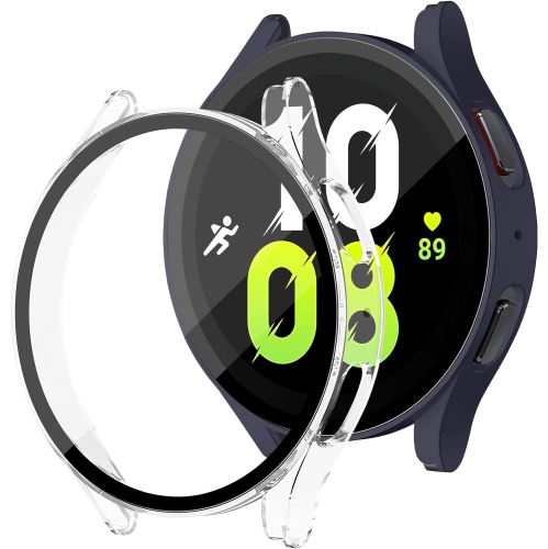 2 Pack Compatible for Samsung Galaxy Watch 5 40mm Case for Samsung Galaxy Watch 4 40mm Case, Hard PC Bumper Watch Case