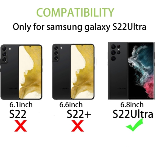 etui Coque Samsung Galaxy S22 Ultra Case Wallet,S22 Ultra Phone Case,S22 Ultra Wallet Case,Samsung S22 Ultra