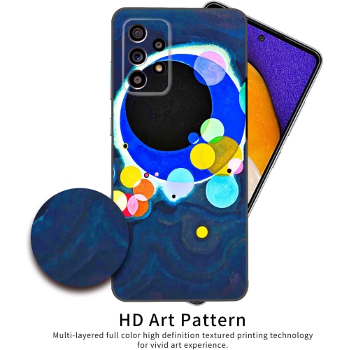 Compatible avec les étuis en silicone Cute Art pour Galaxy A52 5G 4G/A52S 5G de Samsung et Design Lightweight Cool