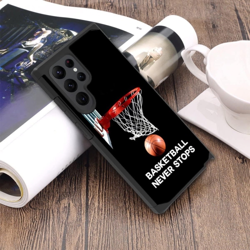 Étui Ultra pour Galaxy S23, étui hybride robuste antichoc double couche en polycarbonate rigide et silicone souple