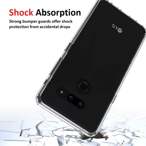[Clear] Case for LG G8 ThinQ, Soft Slim Fit Shockproof TPU Lightweight Thin Transparent Cover