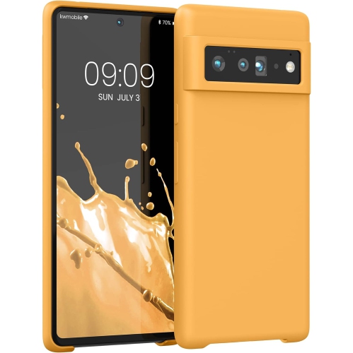UNKNOWN  Case Compatible With Google Pixel 6 Pro Case - Tpu Silicone Phone Cover With Soft Finish - Marigold