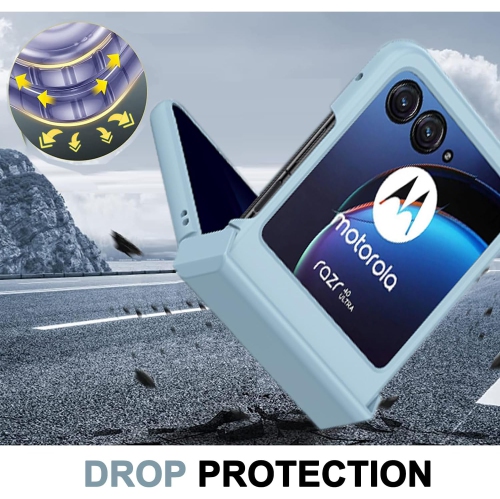 Étui pour téléphone compatible avec l'étui pour Razr plus 2023 de Motorola, l'étui pour Razr+ 2023 5G de Motorola, l'ordinateur rigide mince et léger