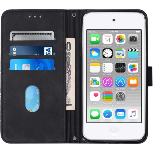 iPod Touch 7 Case,iPod Touch 6 Case,iPod Touch 5 Wallet Case,PU Leather Credit Cards Holder Kickstand Flip