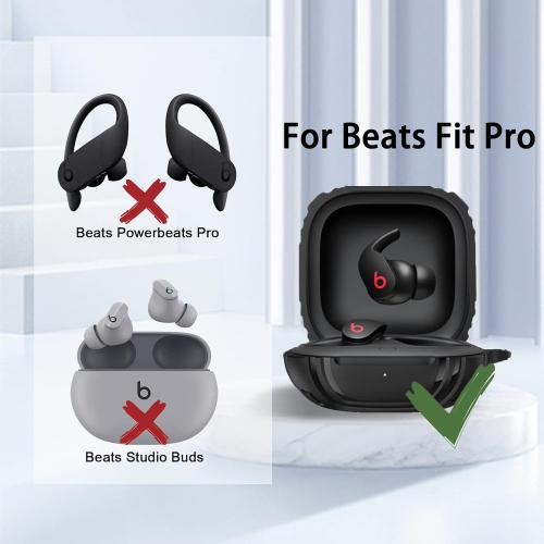 Case for Apple Beats Fit Pro Case Cover Wire&Wireless Charging Compatible TPU Anti-Slip All-Inclusive