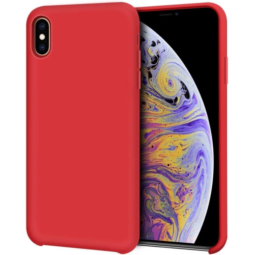 Slim Silicone Fit Designed for iPhone Xs Max Case, Protective Soft Flexible Silicone Rubber Phone Case Designed