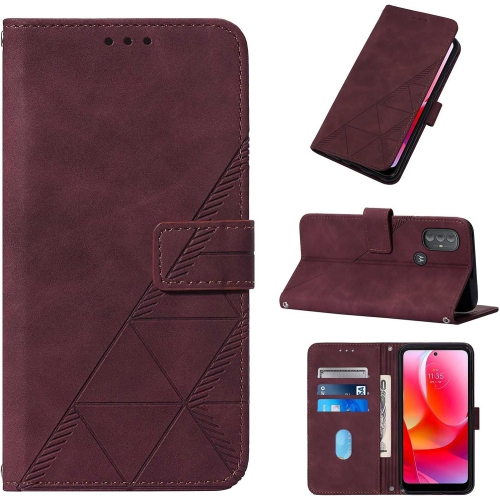 Moto G Power 2022 Case,PU Leather Wallet Case,Credit Cards Holder Kickstand Shockproof Flip Magnetic