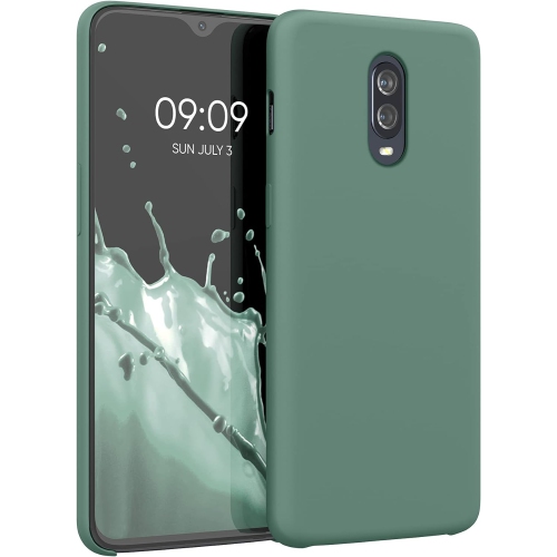 Case Compatible with OnePlus 6T Case - TPU Silicone Phone Cover with Soft Finish - Forest Green