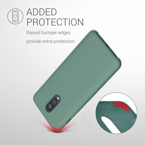 Case Compatible with OnePlus 6T Case - TPU Silicone Phone Cover with Soft Finish - Forest Green