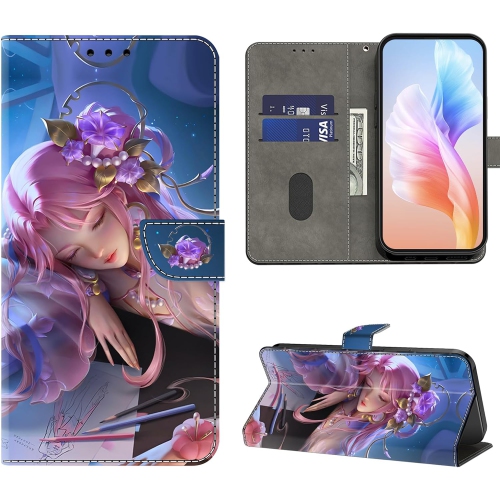 for Samsung Galaxy A54 5G Case,Galaxy A54 5G Phone Case Wallet,Cute 3D Print Flip Folio PU Leather Phone Cover