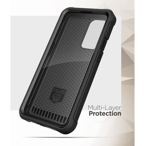 Falcon Armor Designed for OnePlus 9 Case with Screen Protector, Protective Full Body Cover with Built-in Screen