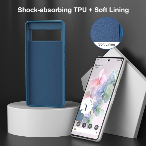 Étui en silicone pour Pixel 7, étui de téléphone léger ultramince conçu pour le Pixel 7 5G 2022 de Google