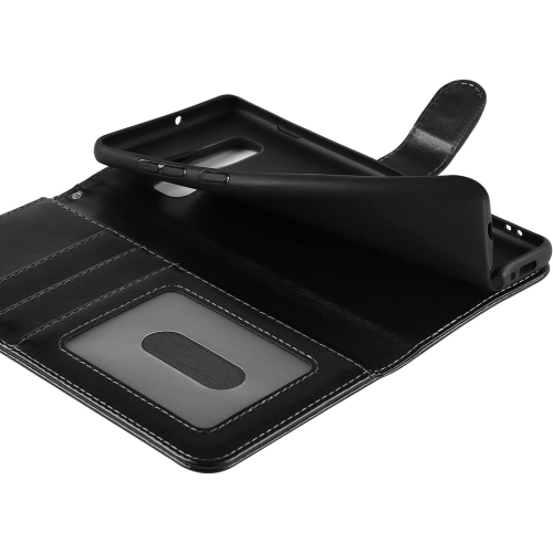 Étui portefeuille pour Galaxy S10 plus de Samsung, pochette pour carte en cuir de qualité supérieure avec fente pour carte, fermeture magnétique,