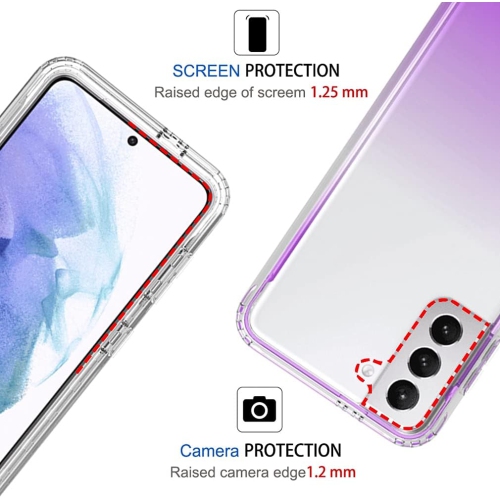 Étui transparent compatible avec l'étui pour Galaxy S21 plus de 5G 6,7 po, l'étui pour S21 plus de Samsung, l'adorable pare-chocs en TPUR Crystal