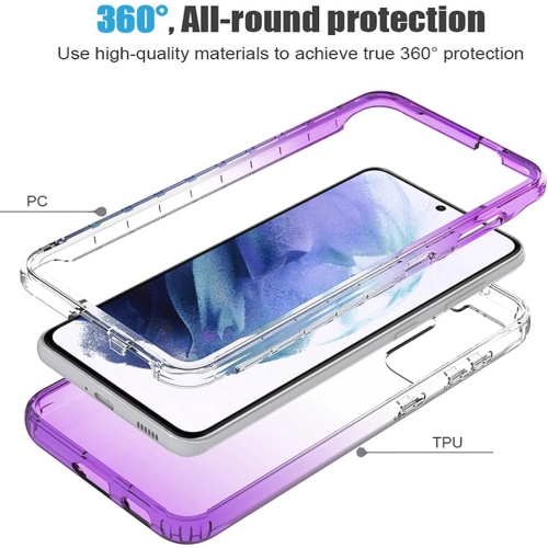 Étui transparent compatible avec l'étui pour Galaxy S21 plus de 5G 6,7 po, l'étui pour S21 plus de Samsung, l'adorable pare-chocs en TPUR Crystal