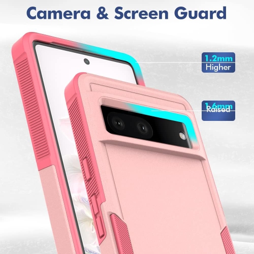 Étui pour Pixel 7 5G de Google, étui de téléphone Commuter [qualité militaire] 2-en-1 antichoc robuste, lourd