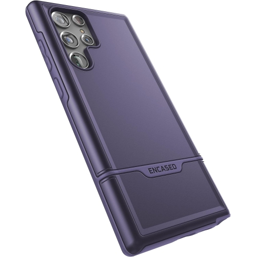 Rebel Series Designed for Samsung Galaxy S22 Ultra Case, Protective Heavy Duty Phone Case - Purple