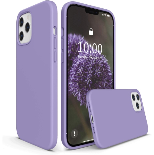 Silicone Case Compatible with iPhone 12 Pro Max Case 6.7 inch, Liquid Silicone Full Body Protective Phone Case