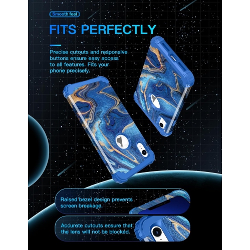 for iPhone XR 2018 Case Floral 3 in 1 Heavy Duty Hybrid Sturdy High Impact Shockproof Rugged Durable Protective