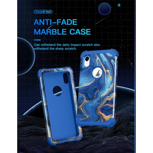 for iPhone XR 2018 Case Floral 3 in 1 Heavy Duty Hybrid Sturdy High Impact Shockproof Rugged Durable Protective