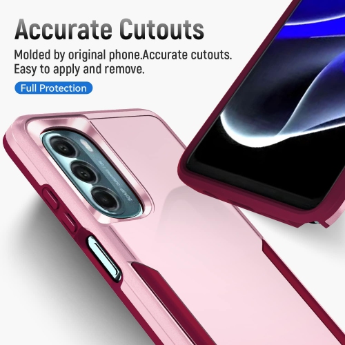 Pour Motorola Moto G Stylus 5G Case 2022 avec protecteur d'écran, Slim Fit Bumper robuste antichoc double couche