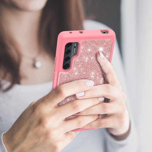 Sparkling Glitter Bling Phone Case Compatible with TCL 20 Pro 5G