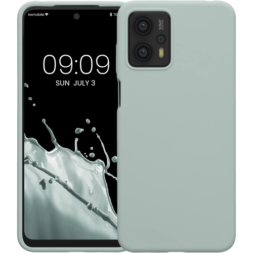Étui compatible avec l'étui pour Moto G23/Moto G13 de Motorola - Étui en silicone TPU avec fini doux - Menthe fraîche