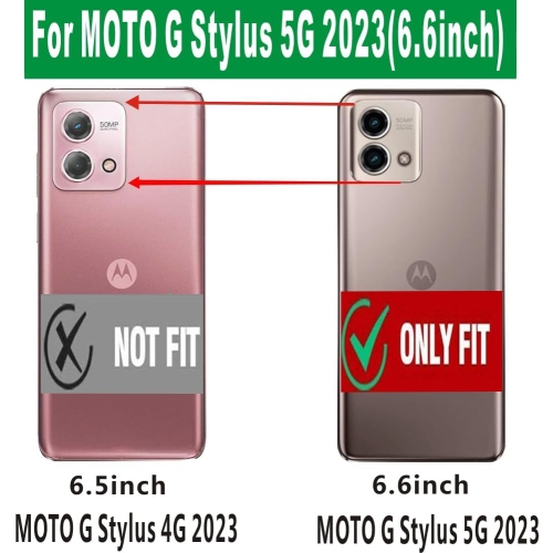 Moto G Stylus 5G Case, Shock-Absorption Flexible Clear TPU Rubber Protective Cell Phone Cover for Moto G