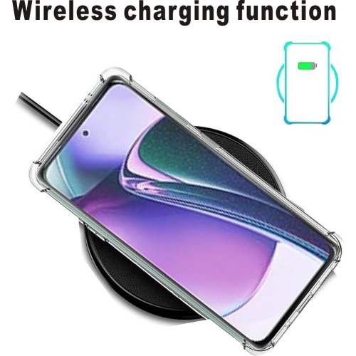 Moto G Stylus 5G Case, Shock-Absorption Flexible Clear TPU Rubber Protective Cell Phone Cover for Moto G