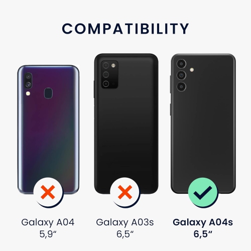 Case Compatible with Samsung Galaxy A04s Case - Slim TPU Silicone Phone Cover - Soft Touch Finish - Cool Mint