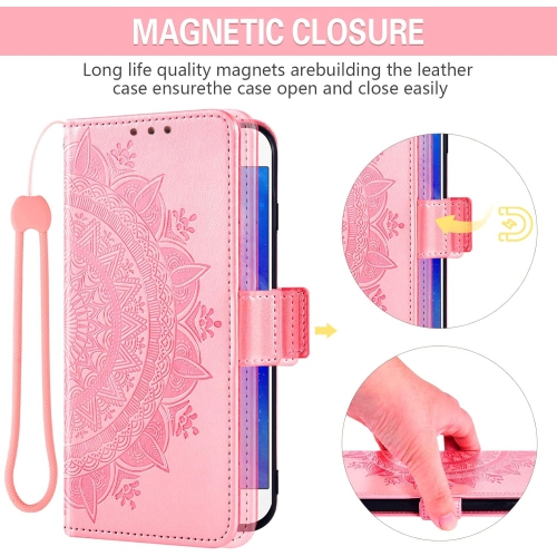 Compatible avec l'étui-portefeuille KEYone de BlackBerry et le porte-carte de crédit avec protecteur d'écran en verre trempé