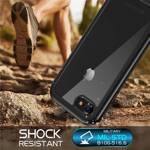 iPhone SE 2020 Case, iPhone 7 Case, iPhone 8 Cases, [Built-in Screen Protector] Full Body Clear