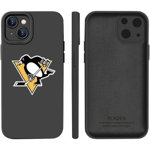 Penguin Case for iPhone 14, Sleek Minimalist Silicone TPU Protective Phone Case Cover with Camera Protector Compatible