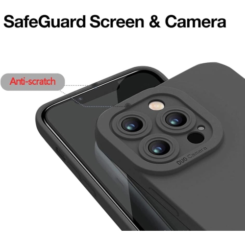 Penguin Case for iPhone 14, Sleek Minimalist Silicone TPU Protective Phone Case Cover with Camera Protector Compatible