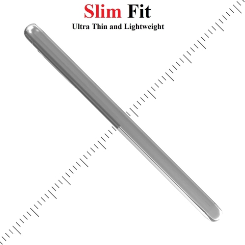 [Clear] Case for Samsung Galaxy A12, Soft Slim Fit Shockproof TPU Lightweight Thin Transparent Cover