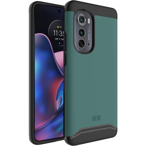 DualShield Designed for Motorola Edge 2022 Case, [Merge] Shockproof Military Grade Slim Dual Layer Tough Heavy