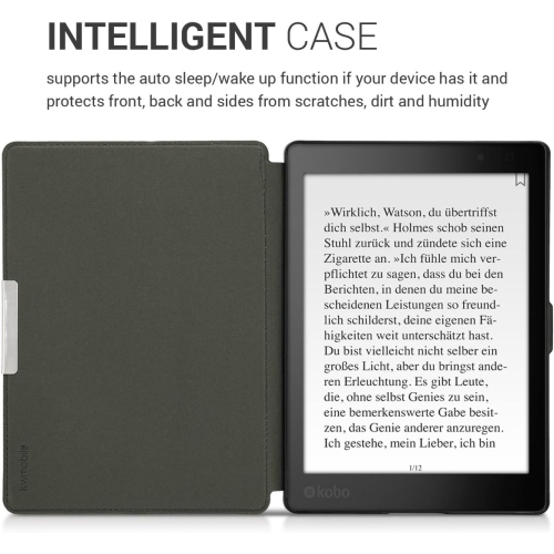 Case Compatible with Kobo Aura ONE Case - eReader Cover - Cosmic Nature Blue/Grey/Black