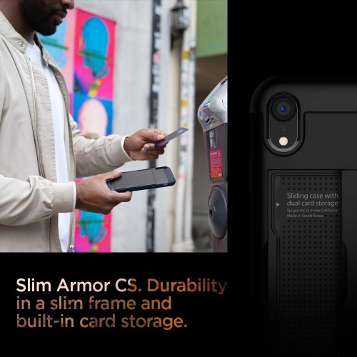 Slim Armor CS Designed for iPhone XR Case, [Mil-Grade Certified with Air Cushion Technology, Dual-Layer,
