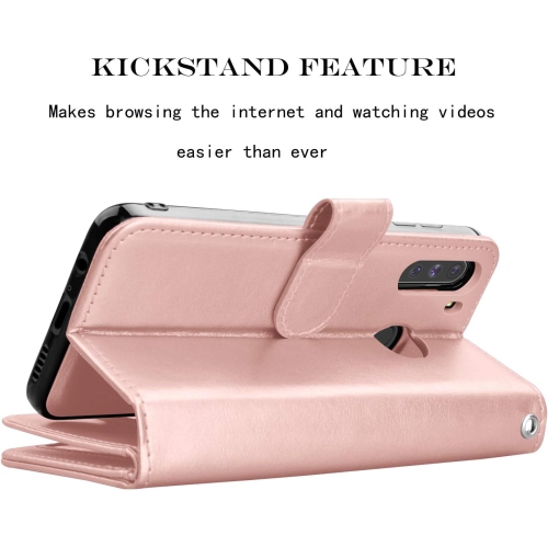 Galaxy A21 Case, for Samsung Galaxy A21 Wallet Case 2020, [9 Card Slots] PU Leather ID Credit Holder Folio Flip