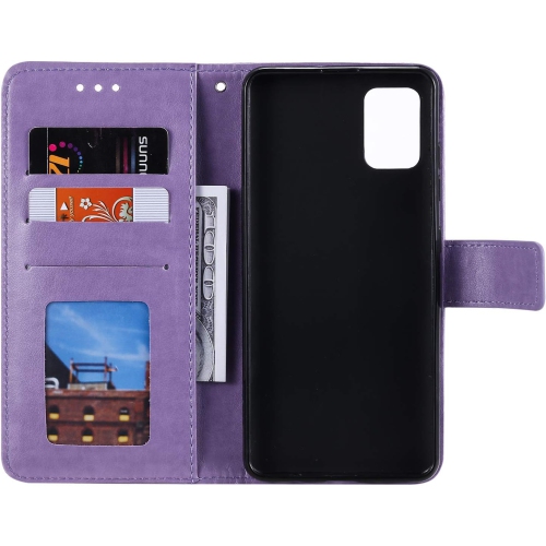 Couverture pour téléphone Mandala pour Galaxy A51 4G de Samsung, étui à rabat ultramince avec fente pour carte, fermeture magnétique, gaufrage