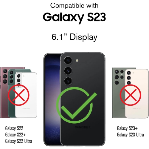 Outcross for Samsung Galaxy S23 Case, Military Grade Drop Protection, Dual Layer Shockproof Protective Phone Case