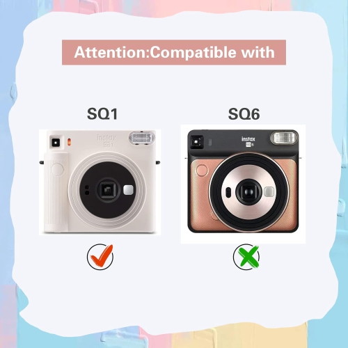 Square SQ1 Case Clear - Protective Case Compatible for Fuji Square SQ1 Square Instant Camera -